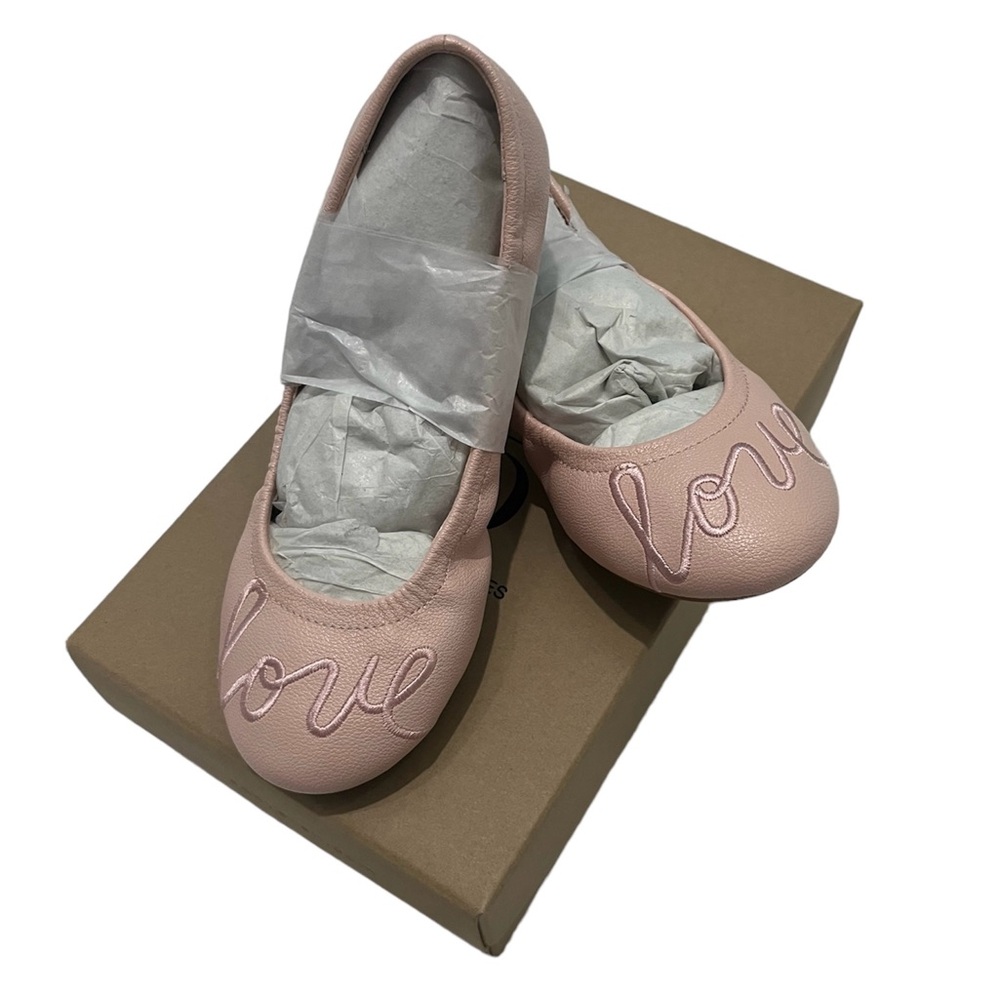 ED By Ellen Degeneres Girls Pink Flats, Size 1